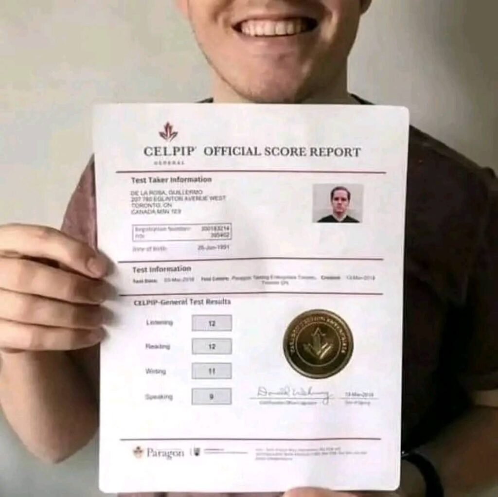 celpip certificate